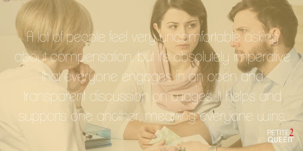 Imperative that everyone engages in an open and transparent discussion on wages.